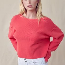 Olive & Bette's Sweaters Olive And Bette's - Sweater With Pocket - Teaberry