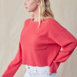 Olive & Bette's Sweaters Olive And Bette's - Sweater With Pocket - Teaberry