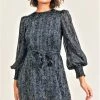 Olive & Bette's Olive And Bette's - Navy Paisley Dress