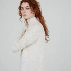 Autumn Cashmere - 8 Ply Diamond Stitch - Chalk