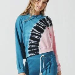 Electric & Rose - Ronan Pullover Crest - Balboa/Onyx/Camille