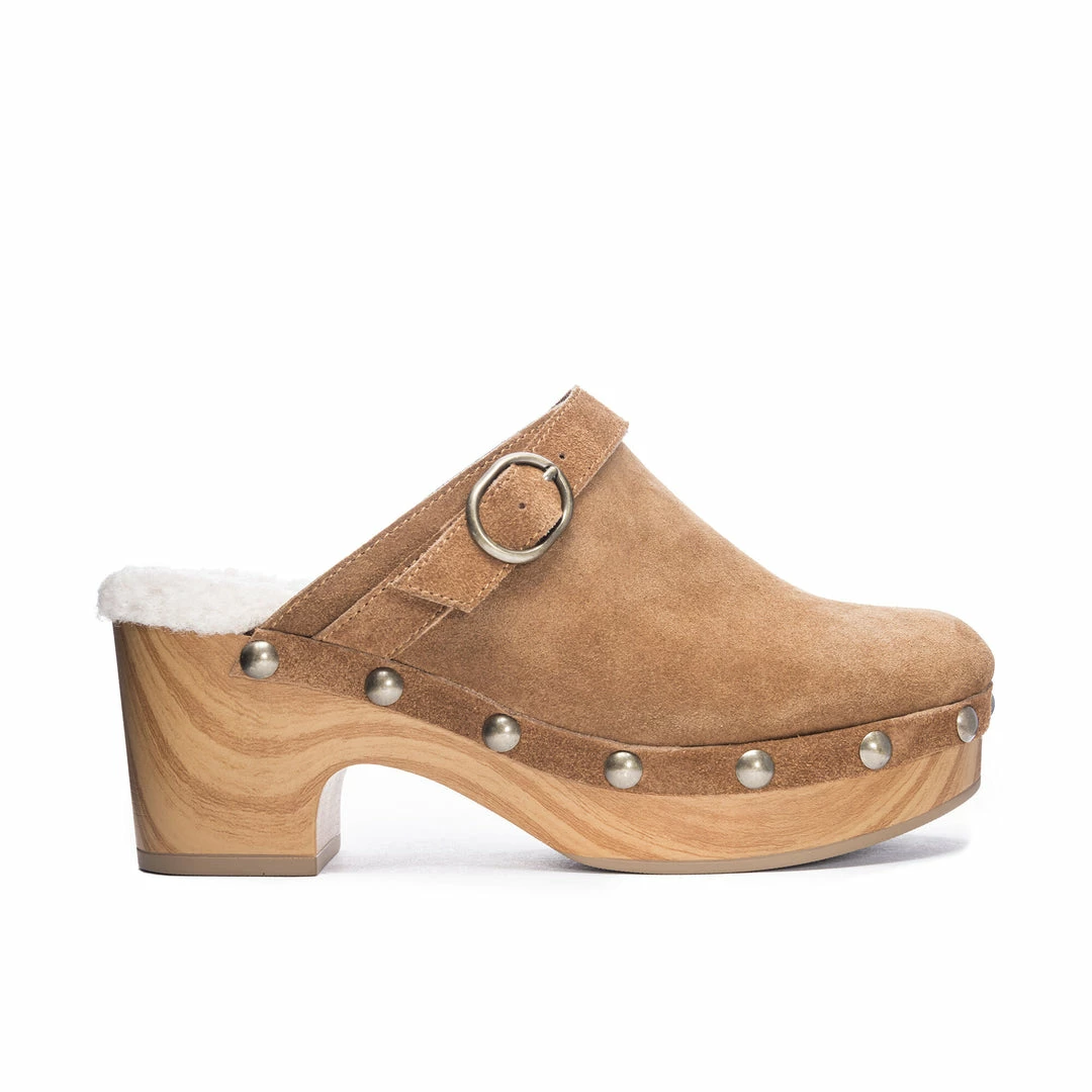 Chinese Laundry - Carlie Suede Clog - Brown