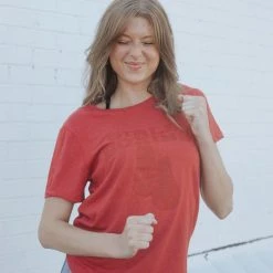 LOVED Collection - Girls Boxing Tee - Red
