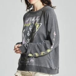 Accessories Recycled Karma - KISS Tokyo Tour Sweatshirt - Black
