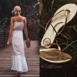 Solei Sea - Indie Sandal - Metallic Gold Accessories