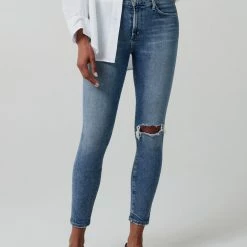 Pants Citizens Of Humanity - Rocket Ankle Mid Rise - Surf Spray