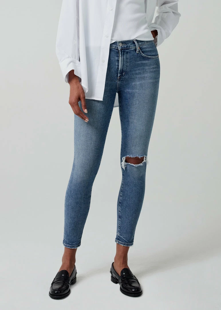 Pants Citizens Of Humanity - Rocket Ankle Mid Rise - Surf Spray