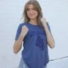 LOVED Collection - Girls Boxing Tee - Blue