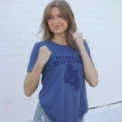 LOVED Collection - Girls Boxing Tee - Blue