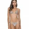 PQ Swim - Paisely Coast Lettuce Edge Tri Top Intimates