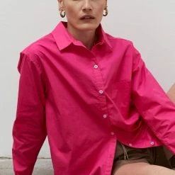 Accessories LOVED Collection - LOVED Charity Buttondown Shirt - Cherry