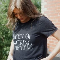 LOVED Collection - Queen Of Everything Tee - Black