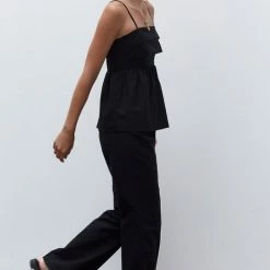 Olive & Bette's Olive And Bette's - Vanessa Babydoll Cami- Black Accessories