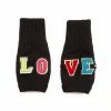 Jocelyn - Be In Love Knit Mittens - Black