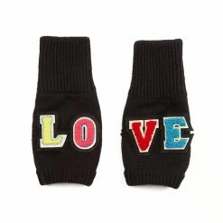 Jocelyn - Be In Love Knit Mittens - Black