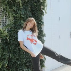 LOVED Collection - Lobsta Tee - White