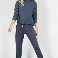 PerfectWhiteTee Perfect White Tee - Johnny - French Terry Shorter Stevie - Night