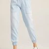Bella Dahl - Pocket Jogger - Sky Blue Wash Pants