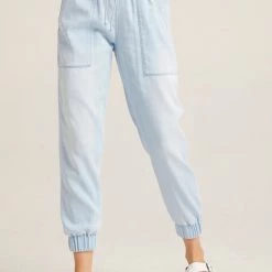 Bella Dahl - Pocket Jogger - Sky Blue Wash Pants