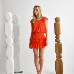 Muche Et Muchette - Verity Crochet Top - Orange Accessories