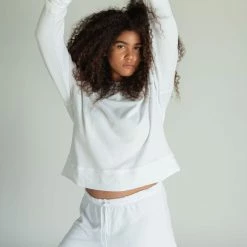 PerfectWhiteTee Accessories Perfect White Tee - Tyler Pullover Sweatshirt - White