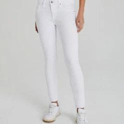 Pants AG Jeans - Legging Ankle - White
