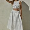By Together Olive And Bette's - Katerina Cut Out Dress - Off White Dresses