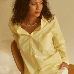 Accessories LOVED Collection - LOVED Charity Buttondown Shirt -Lemon