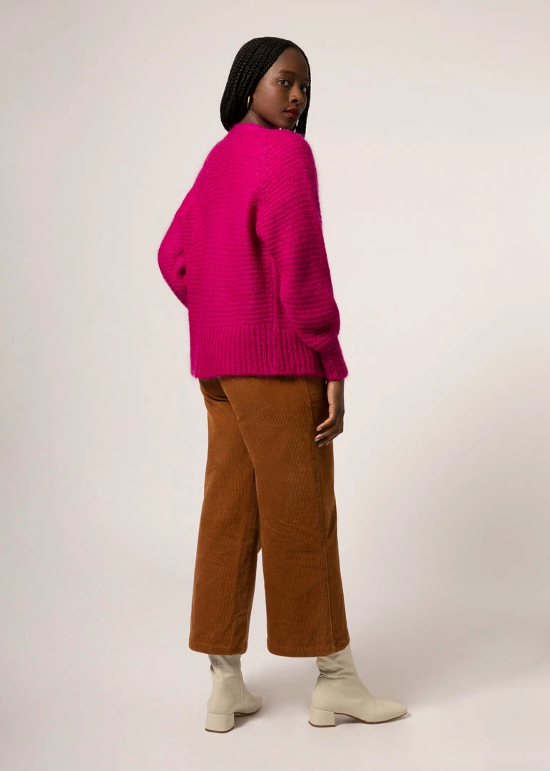 Olive & Bette's Sweaters Olive And Bette's - Lima Cardigan - Light Fuschia