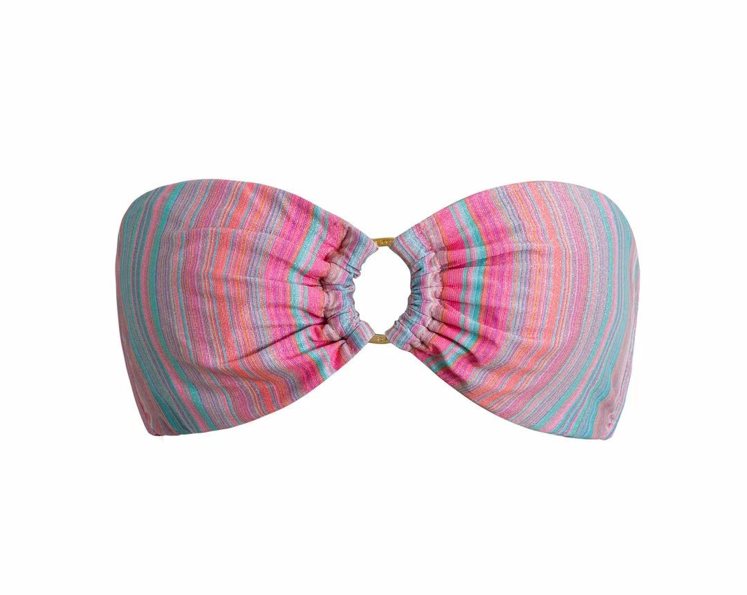 PQ Swim - Newport Stripe Ring Bandeau