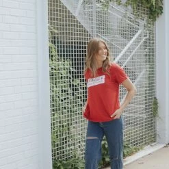 Accessories LOVED Collection - Fragile Tee - Red