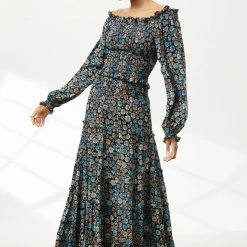 Skirts CoolChange - Maggie Maxi Skirt - Cosmos Black