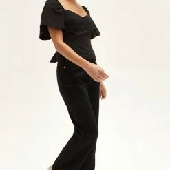 Crescent Accessories Olive And Bette's - Parker Sweetheart Backless Top - Black