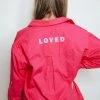 Accessories LOVED Collection - LOVED Charity Buttondown Shirt - Cherry