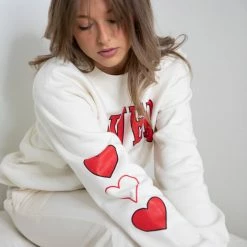 LOVED Collection - Loved Crewneck Sweatshirt - Ivory Accessories