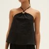 Crescent Accessories Olive And Bette's - Maria O-Ring Halter Top - Black