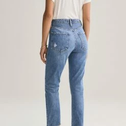 Pants AGOLDE - Riley High Rise Crop - Frequency