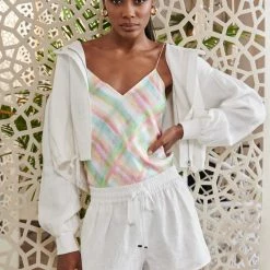 Cami NYC - Raine Cami - Rainbow Plaid Accessories