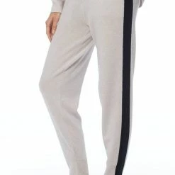 360 Cashmere - Sofie Pant - Sheepskin/Black Accessories