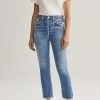 Pants AGOLDE - Riley High Rise Crop - Frequency