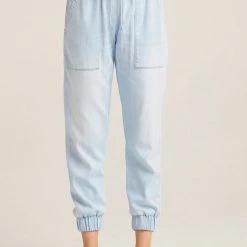 Bella Dahl - Pocket Jogger - Sky Blue Wash Pants