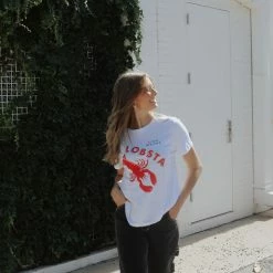 LOVED Collection - Lobsta Tee - White