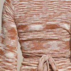 Olive & Bette's Accessories Olive And Bette's - Knit Twist Tie Back Top - Rocky Road