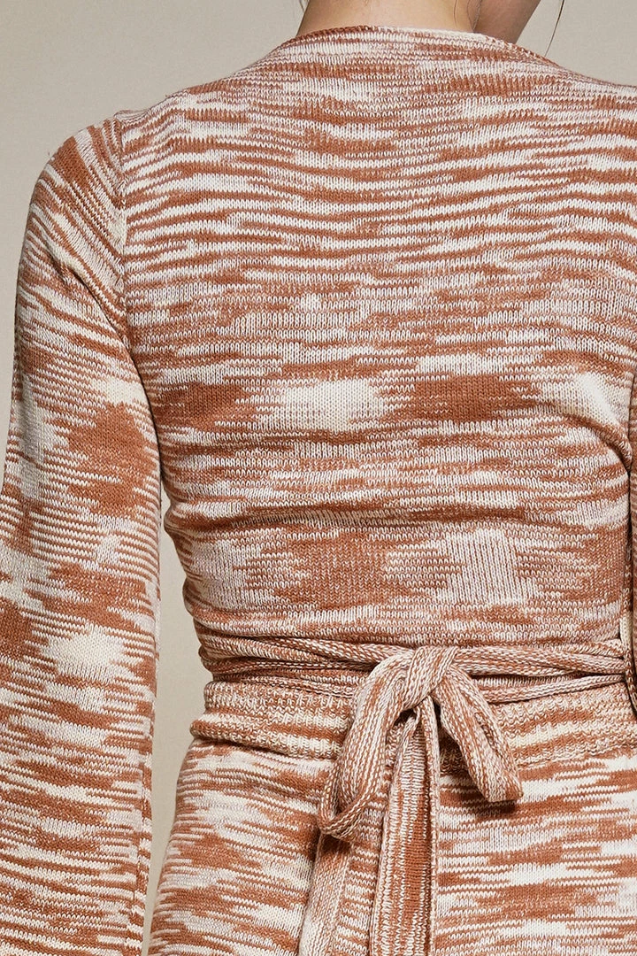 Olive & Bette's Accessories Olive And Bette's - Knit Twist Tie Back Top - Rocky Road