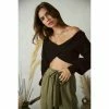 Olive & Bette's Olive And Bette's - Twisted Crop Top Black