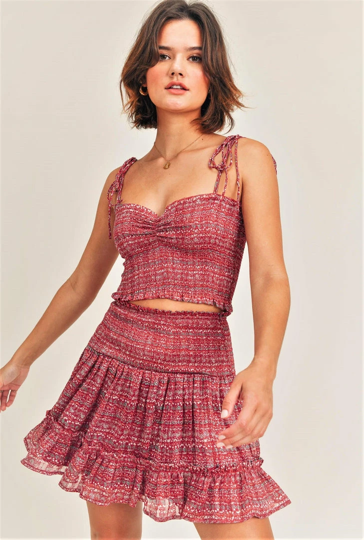 Olive & Bette's Olive And Bette's - Smock Top - Red Multi Accessories