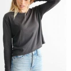 PerfectWhiteTee Perfect White Tee - Axel Long Sleeve Harley - Vintage Black T-Shirts