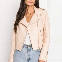 Jackets Lamarque - Donna Biker Jacket - Ballet Pink
