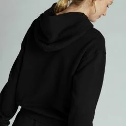 PerfectWhiteTee Perfect White Tee- Heart Pullover Hoodie Black