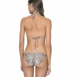 Intimates PQ Swim - Paisely Coast Lettuce Edge Tie Full Bottom
